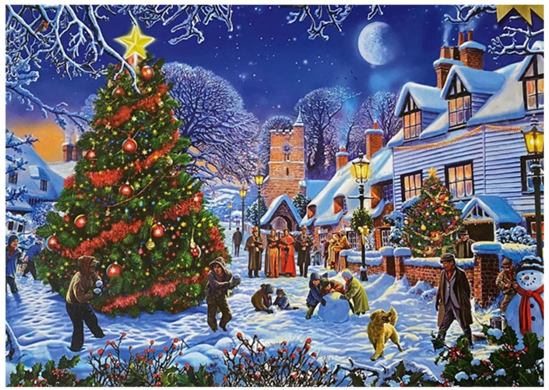 Festive Village Celebration Puzzle